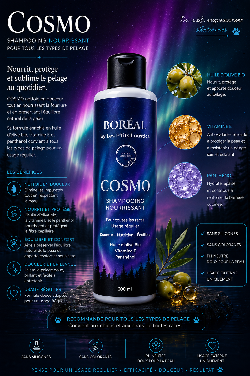 Shampooing Nourrissant COSMO
