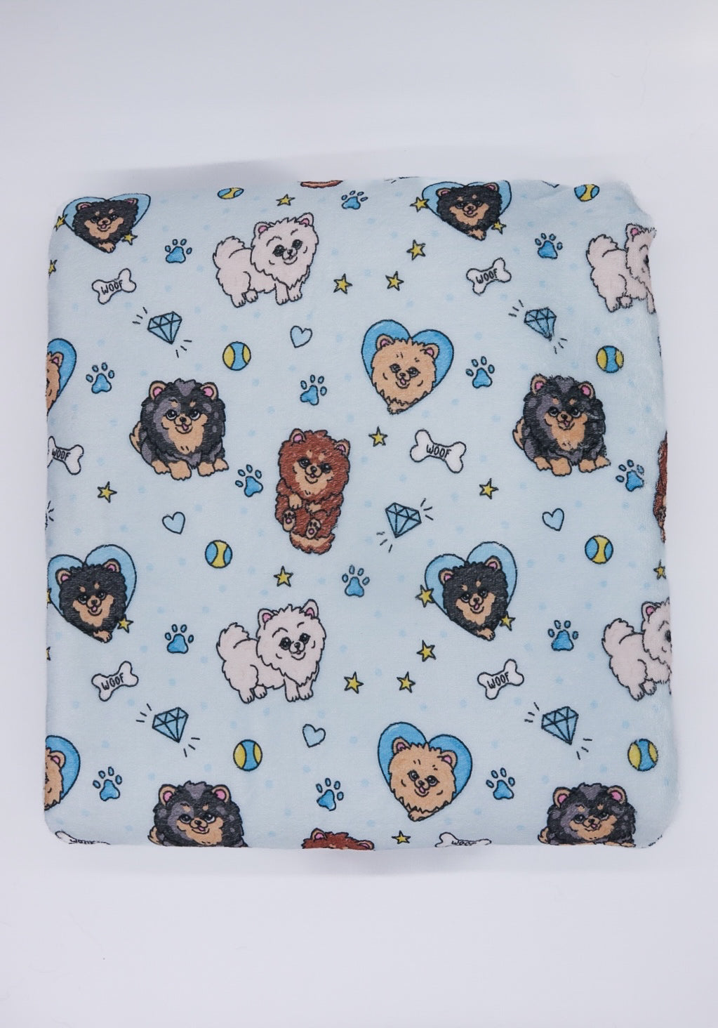 Couverture Pomeranian Bleu