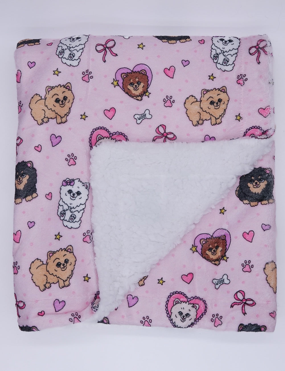 Couverture Pomeranian Rose