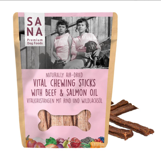 🐟 Sticks dentaires naturels – Bœuf & huile de saumon sauvage